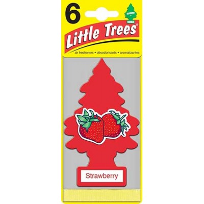 LITTLE TREE STRAWBERRY AIR FRESHNERS LOOSE 24CT/PACK